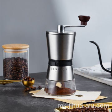 Издржлива алуминиумска алуминиумска кујна додаток за кафе мелница за кафе